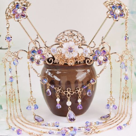 Glamor Headdress Set | Fairy Hair Accessories main image 4